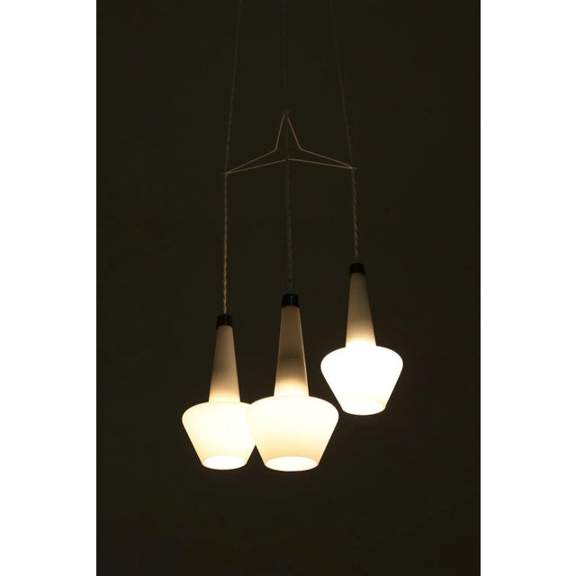 White Mid-Century T272 Opaline Glass Pendant by Hans-Agne Jakobsson For Sale - Image 8 of 11