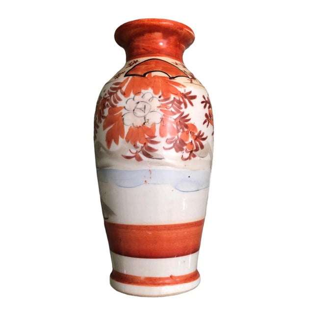 Late 19th Century Miniature Japanese Painted Vase For Sale - Image 6 of 8