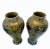 Blue Pair of Mid 20th Century Chinese Porcelain Famille Rose Reproduction Foo Dog Temple Jars For Sale - Image 8 of 9