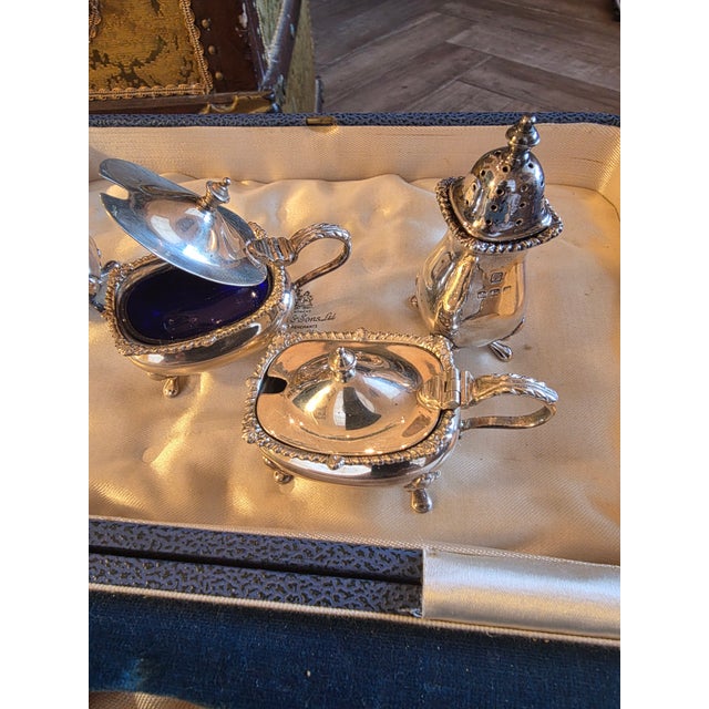 1937 10 Sterling Silver Condiment Set with box - 11 pcs For Sale - Image 12 of 12
