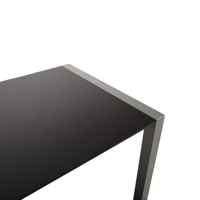 Gray Kristalia Sushi Wooden Dining Table in Anthracite Silver with Manual Extension Function For Sale - Image 8 of 14