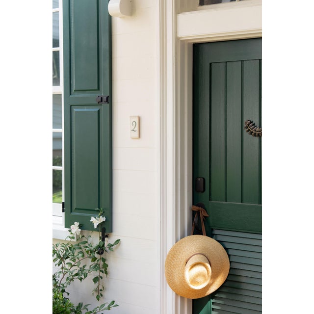 Hand-painted Tile Number, 6 For Sale - Image 17 of 17