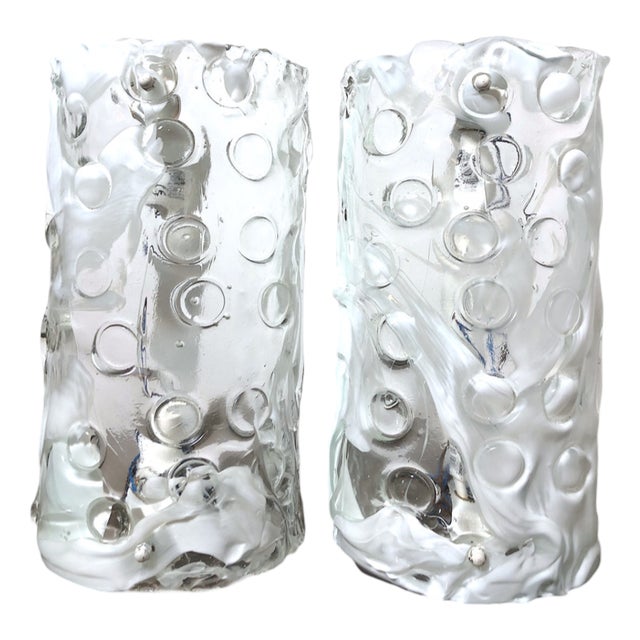 Vintage Wall Lights from Mazzega, 1970, Set of 2 For Sale