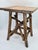 Brown Rustic Folk Style Wooden Stool, 1950s-1970s For Sale - Image 8 of 10