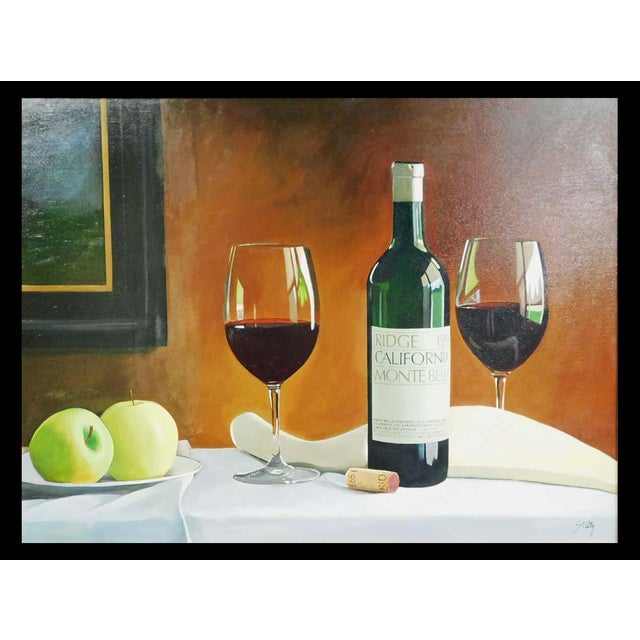 Impressionist Thomas Stiltz "Drapers Best" Original Oil Painting on Canvas Wine Framed For Sale - Image 3 of 7