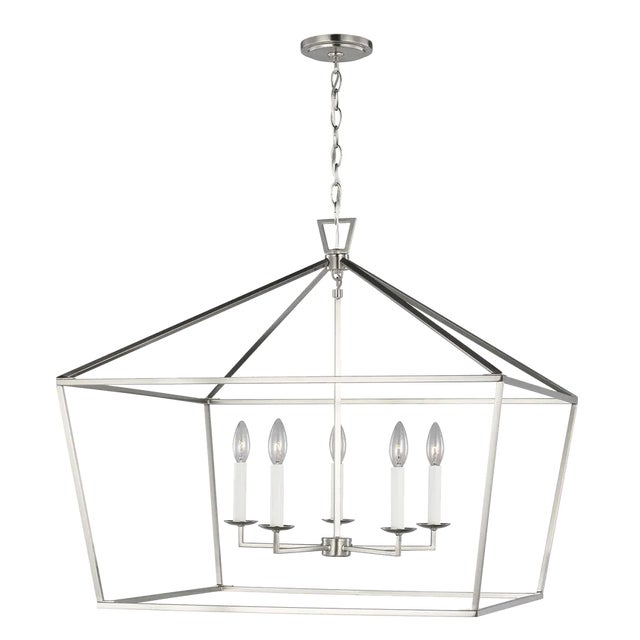 The Dianna five light indoor pendant in brushed nickel enhances the beauty of your home with ample light and style to...