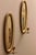 Mid-Century Modern Swedish Oval Brass Sconces, Set of 2 For Sale - Image 5 of 10