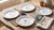 Ceramic Les-Ottomans Hand-Painted Palm Tree Ceramic Dinner Plates - Made in Italy - Set of 4 For Sale - Image 7 of 7