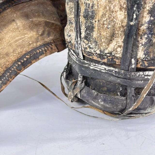 Early 20th Century Borana Oromo Tall Drum with Hide and Carry Strap Kenya For Sale - Image 9 of 11