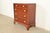English Baker Furniture Style Georgian Carved Mahogany Dresser or Chest of Drawers For Sale - Image 3 of 14