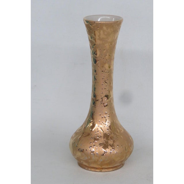 This beautiful Small Bud Vase is made of ceramic; it is marked on the bottom as having been made by Dixon Art Studios...