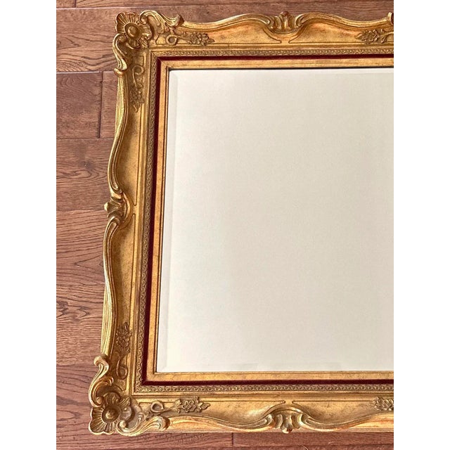 La Barge Vintage La Barge Wall Mirror in Ornate Giltwood Frame For Sale - Image 4 of 10
