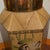 Vintage Chinoiserie Hexagonal Reverse-Painted Glass & Brass Table Lamp For Sale - Image 13 of 15