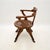 Antique Victorian Gothic Revival Oak Swivel Chair, 1870s For Sale - Image 4 of 11