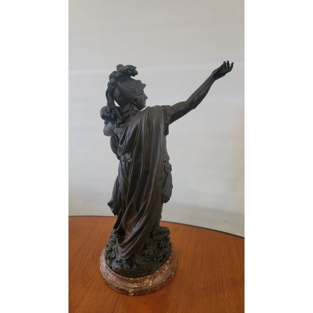 Jean Louis Gregoire French Bronze 25 Inches Orestes & Iphigenia 1840-1890 Signed 87 Pounds For Sale - Image 9 of 10