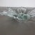 Large French Floral Crystal Glass Shell Bowl from Vannes Art, 1970s For Sale - Image 18 of 18