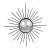 Mid Century Iron Starburst Mirror For Sale - Image 10 of 10
