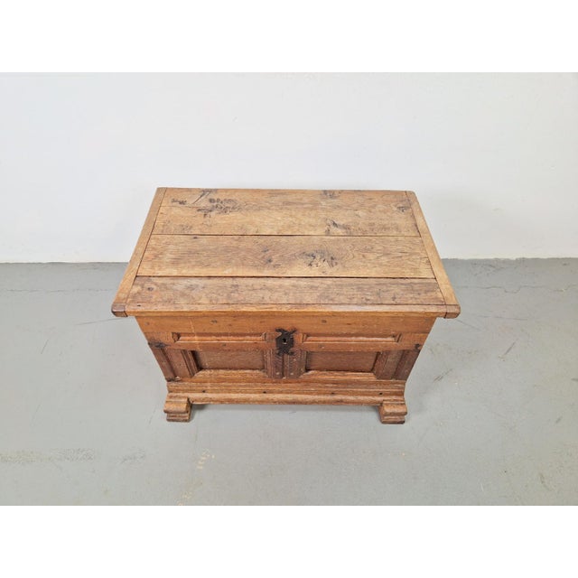Brutalist Trunk in Oak, 1800 For Sale - Image 15 of 18