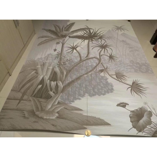 If you admire the timeless elegance of luxury scenic wallcoverings but seek a more accessible alternative, these hand-...
