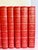 1956 Set of 9 Grolier Classics Red Decorative Library Books For Sale - Image 4 of 10