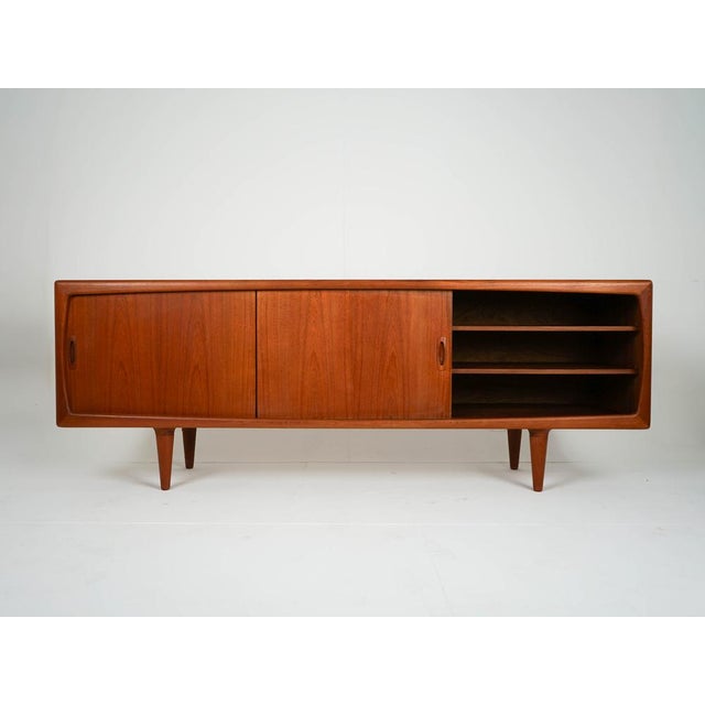 Mid-Century Modern Vintage Teak Sideboard from H.P. Hansen, 1960s For Sale - Image 3 of 10