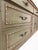 Vintage Neoclassical Sage Green Triple Dresser Credenza by White Fine Furniture Co. For Sale - Image 10 of 12