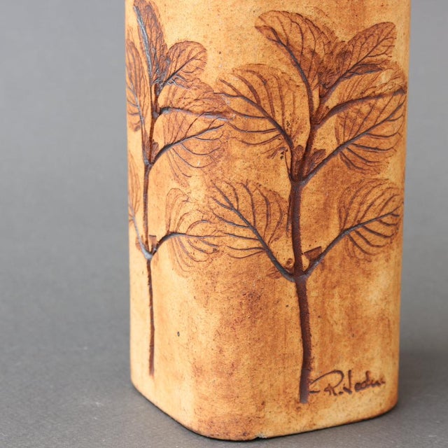 Ceramic Vintage French Ceramic Vase by Raymonde Leduc, 1970s For Sale - Image 7 of 14