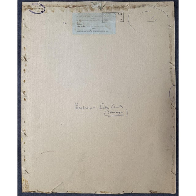 Filippo De Pisis, Composition, Mixed Media on Paper, 1945 For Sale - Image 9 of 12