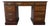 1970s Vintage Campaign Chippendale-Style Mahogany & Tooled Leather Top Partners Desk For Sale