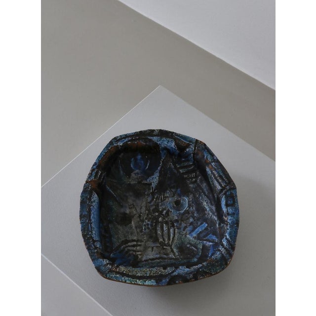 Danish Modern Glazed Ceramics Bowls attributed to Jeppe Hagedorn-Olsen, 1960s, Set of 4 For Sale - Image 9 of 18