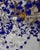 Italian Chandelier with Cobalt Blue Murano Glass Beaded Strings and Crystal Flowers, 1940s For Sale - Image 10 of 18