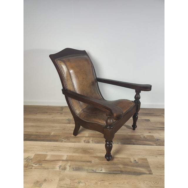 Set of AntiqueChipperchair with Stool For Sale - Image 4 of 5