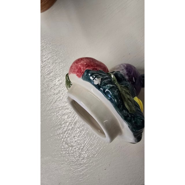 Vintage Fitz and Floyd Vegetable Sugar and Creamer For Sale - Image 11 of 11