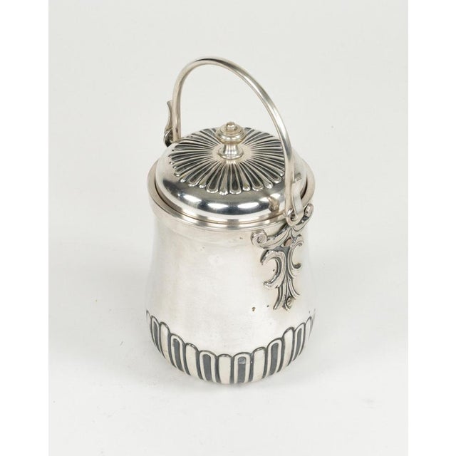 Mid-Century Steel Ice Bucket attributed to Aldo Tura for Macabo, Italy, 1960s For Sale - Image 11 of 15