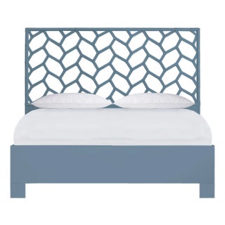 Silas Platform Bed King - Regatta Blue For Sale