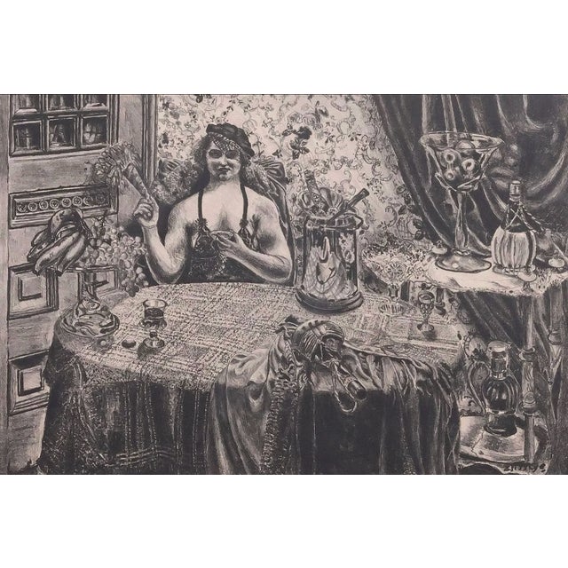 22 1/2”W x 19”H x 1 1/2”D An absolute tour de force of mid-century American printmaking, Victoria (1947) is an original...