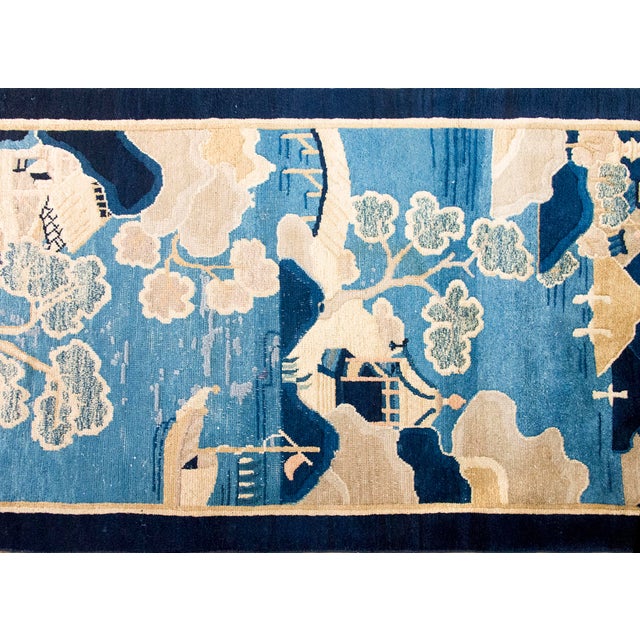 1920s Early 20th Century Chinese Art Deco Chris Rug For Sale - Image 5 of 14