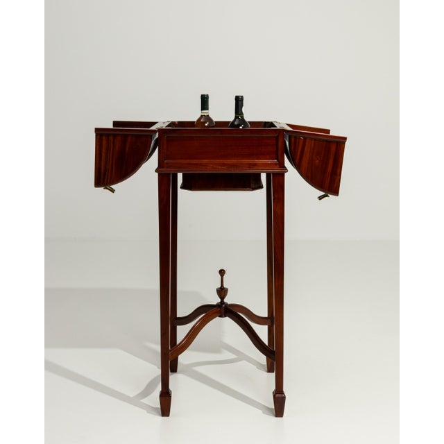 20th Century English Tall Wooden High Bar Table Stand For Sale In Greensboro - Image 6 of 18