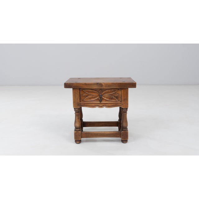 Wood 20th Century Spanish Side Table For Sale - Image 7 of 18