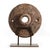 Stone Wheel on Iron Stand, 1890s For Sale - Image 3 of 3