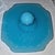 Glass Rare Baby Blue Mayfair Open Rose Depression Glass Cookie Jar For Sale - Image 7 of 12