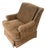 Contemporary Brown Chenille Custom Upholstered Club Chair For Sale