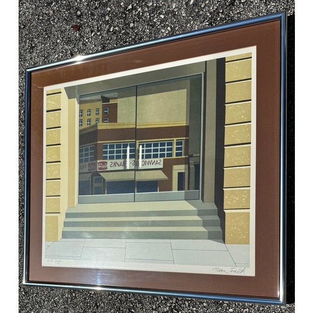 Mid-Century Modern Photorealism Style Serigraph a/P by Alan Falk For Sale - Image 3 of 8