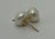 This is part of Chairish’s Fine Jewelry assortment. Pair 14k Button Cultured Pearl Studs Earrings. Weight of Earrings: 2.1...