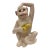 1960s Glazed Ceramic Italian Monkey Figurine Mid Century Modern Sculpture Italy For Sale