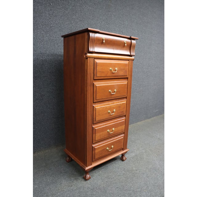 Dutch Designs Cherry Lingerie Chest on Ball & Claw Feet For Sale - Image 4 of 12