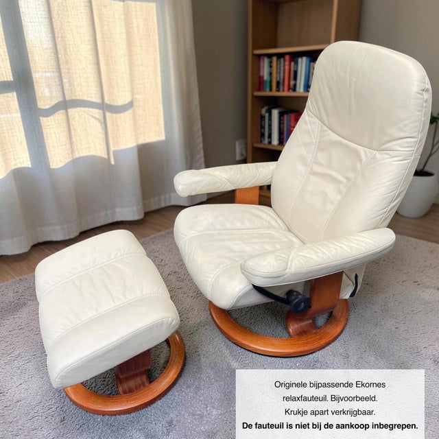 Ekornes Stressless foot stool, originally paired with a Stressless recliner. The recliner is NOT included\. it is no...