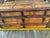 Antique Wood Travel Trunk With Leather Straps and Original Hardware For Sale - Image 10 of 12