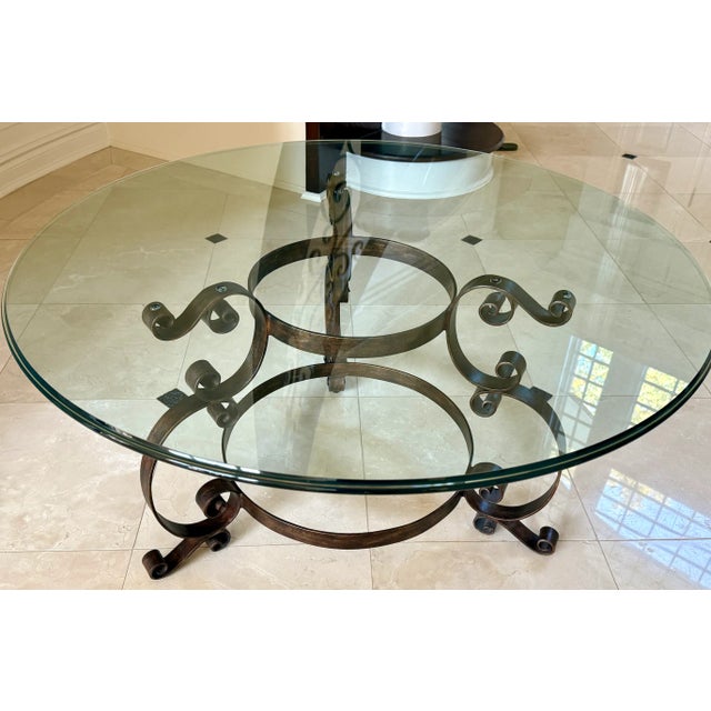 2000 - 2009 Century Furniture Glass Top Cocktail Table For Sale - Image 5 of 17