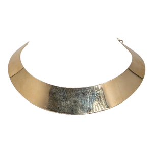 Vintage 1971 Signed Crown Trifari Goldtone Collar Necklace